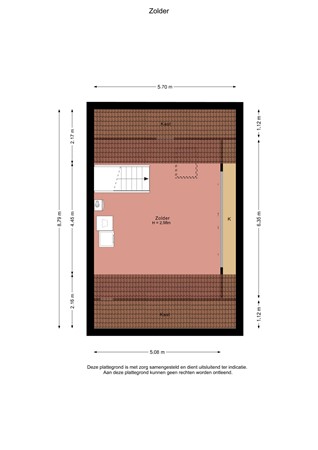 Floorplan - het Waterland 54, 8302 XD Emmeloord